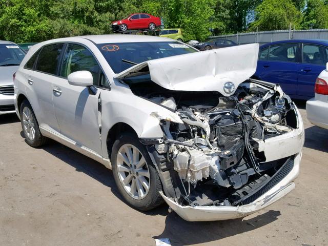 4T3ZA3BB5BU051786 - 2011 TOYOTA VENZA WHITE photo 1