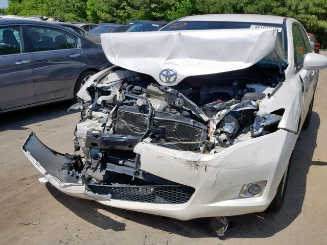 4T3ZA3BB5BU051786 - 2011 TOYOTA VENZA WHITE photo 9