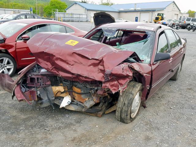 2G1WL52M7V9145752 - 1997 CHEVROLET LUMINA BAS 勃艮第红 照片 2