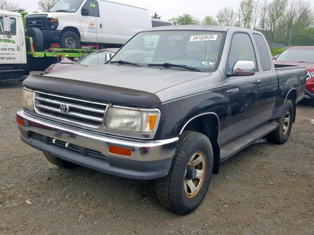 JT4UN24D2V0043130 - 1997 TOYOTA T100 XTRAC GRAY photo 2