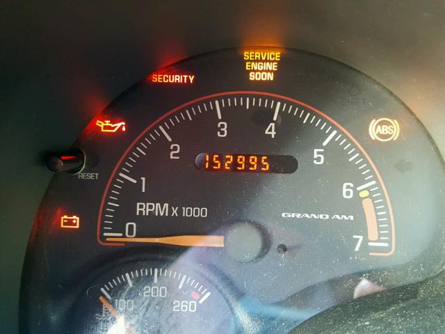 1G2NF12TX1M647232 - 2001 PONTIAC GRAND AM S RED photo 8