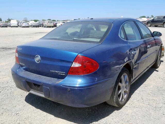 2G4WE587561200049 - 2006 BUICK LACROSSE C BLUE photo 4