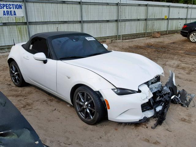 JM1NDAD73G0118478 - 2016 MAZDA MX-5 MIATA WHITE photo 1