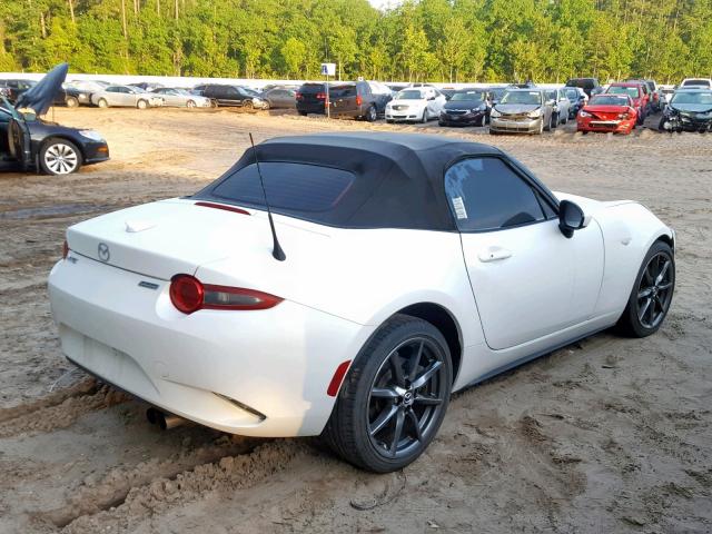 JM1NDAD73G0118478 - 2016 MAZDA MX-5 MIATA WHITE photo 4