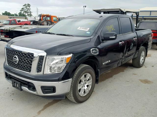 1N6AA1EJ7HN561266 - 2017 NISSAN TITAN S BLACK photo 2