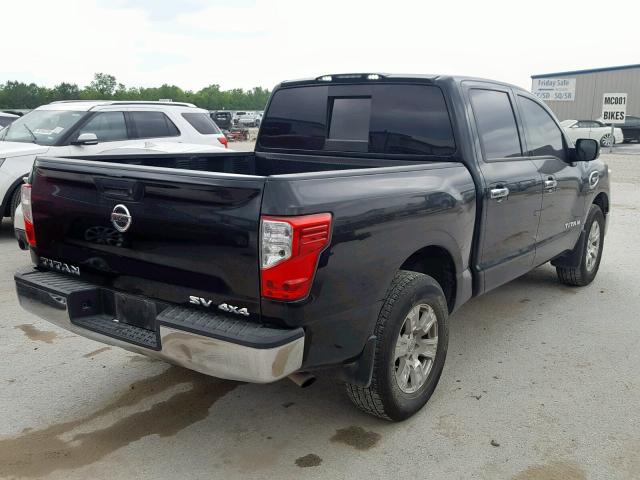 1N6AA1EJ7HN561266 - 2017 NISSAN TITAN S BLACK photo 4