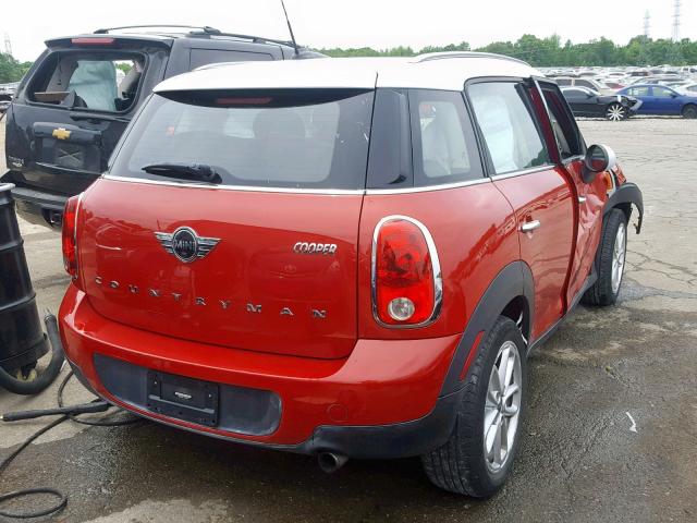 WMWZB3C57GWR47339 - 2016 MINI COOPER COU RED photo 4