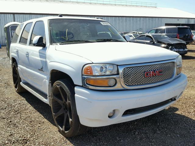 1GKEK63U55J258988 - 2005 GMC YUKON DENA WHITE photo 1