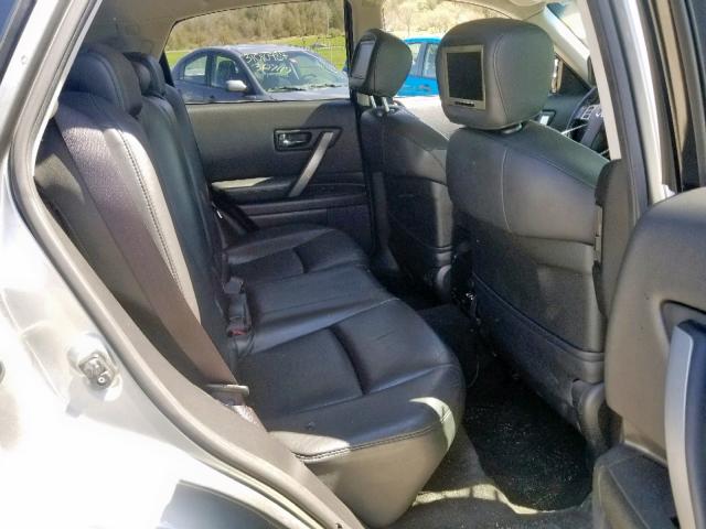 JNRBS08W86X400738 - 2006 INFINITI FX45 GRAY photo 6