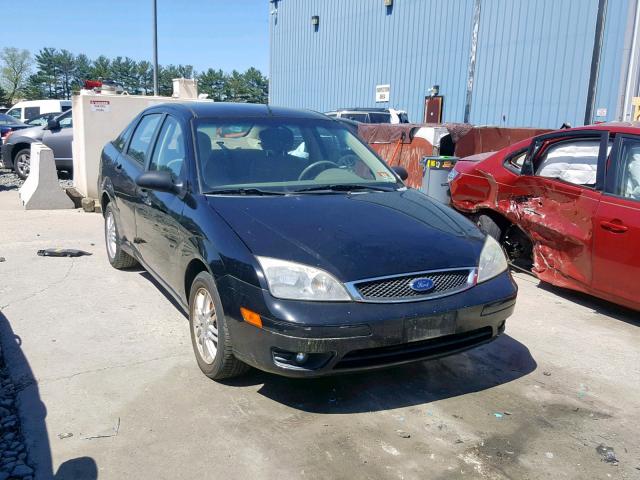 1FAFP34N76W115896 - 2006 FORD FOCUS ZX4 BLACK photo 1