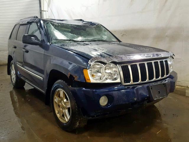 1J4GR48K16C157569 - 2006 JEEP GRAND CHER BLUE photo 1