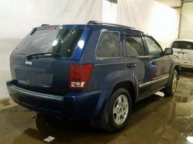 1J4GR48K16C157569 - 2006 JEEP GRAND CHER BLUE photo 4