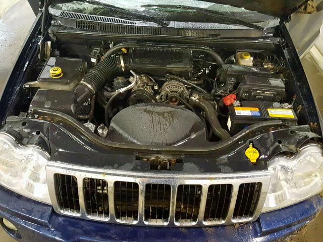 1J4GR48K16C157569 - 2006 JEEP GRAND CHER BLUE photo 7