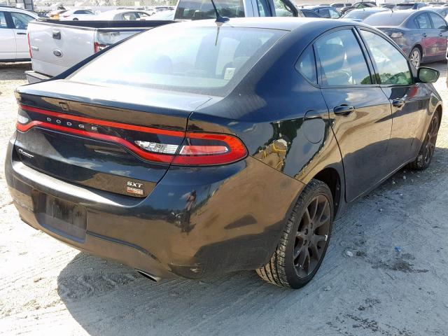 1C3CDFBH2DD259082 - 2013 DODGE DART SXT BLACK photo 4