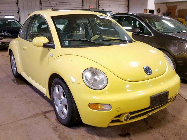 3VWCP21C52M405992 - 2002 VOLKSWAGEN NEW BEETLE Gelb Foto 1