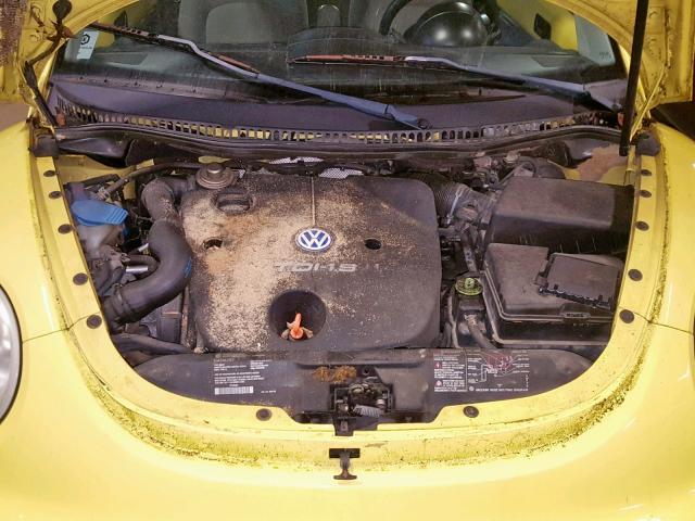 3VWCP21C52M405992 - 2002 VOLKSWAGEN NEW BEETLE Gelb Foto 7