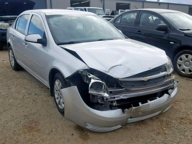 1G1AT58H597294219 - 2009 CHEVROLET COBALT LT SILVER photo 1