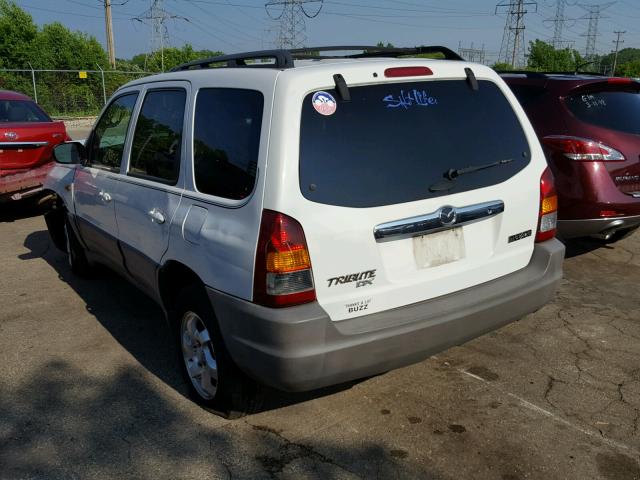 4F2YU07B92KM17283 - 2002 MAZDA TRIBUTE DX 白色 照片 3