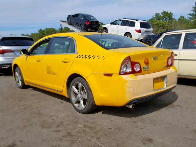 1G1ZF57529F168648 - 2009 CHEVROLET MALIBU HYB YELLOW photo 3