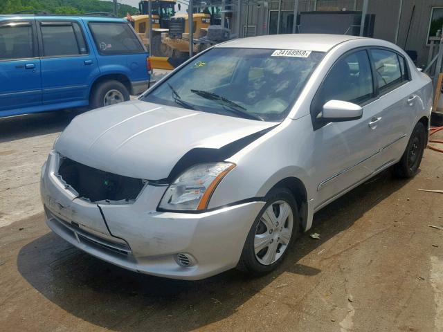 3N1AB6AP0CL680618 - 2012 NISSAN SENTRA 2.0 SILVER photo 2