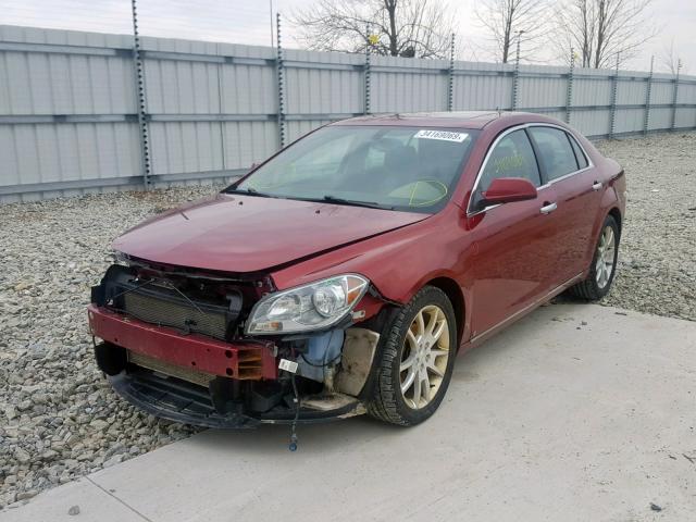 1G1ZK57B39F219253 - 2009 CHEVROLET MALIBU LTZ BURGUNDY photo 2