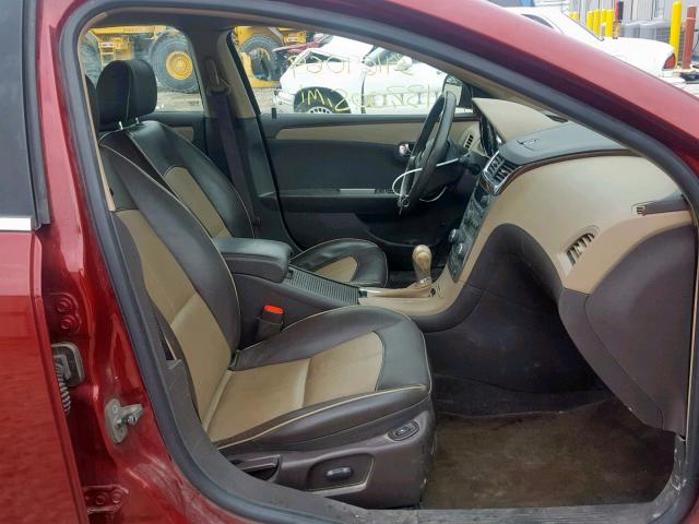 1G1ZK57B39F219253 - 2009 CHEVROLET MALIBU LTZ BURGUNDY photo 5