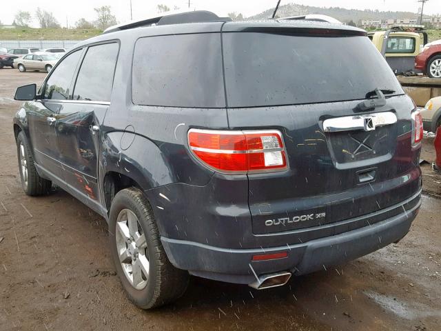 5GZER33787J140550 - 2007 SATURN OUTLOOK SP შავი ფოტო 3