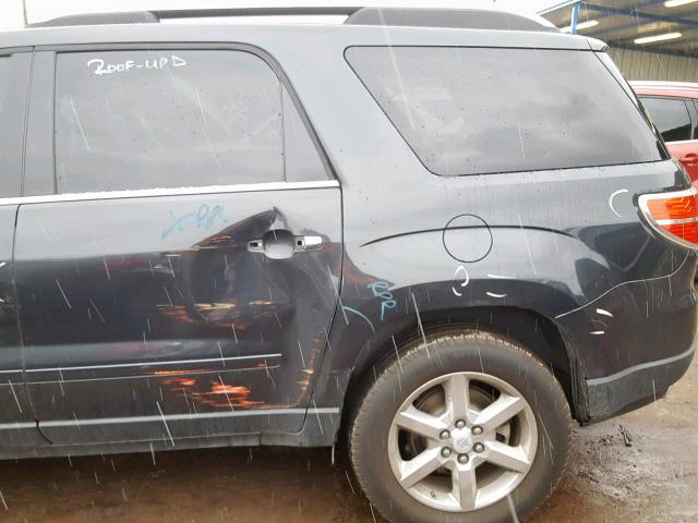 5GZER33787J140550 - 2007 SATURN OUTLOOK SP შავი ფოტო 9