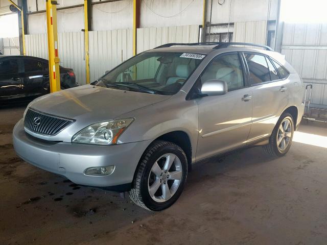 JTJGA31U540042276 - 2004 LEXUS RX 330 SILVER photo 2