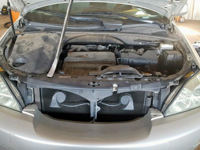 JTJGA31U540042276 - 2004 LEXUS RX 330 SILVER photo 7