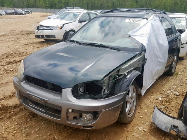 JF1GG68574H811403 - 2004 SUBARU IMPREZA OU GREEN photo 2