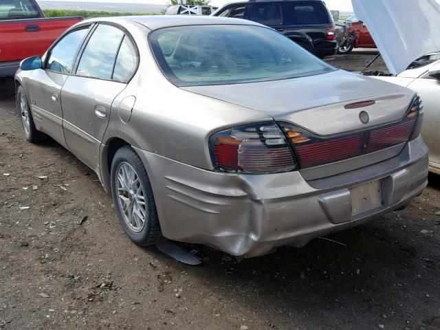 1G2HY54K1Y4208689 - 2000 PONTIAC BONNEVILLE TAN photo 3