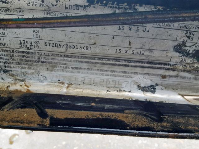 16VNX142362D96707 - 2006 UTILITY TRAILER Qara foto 10