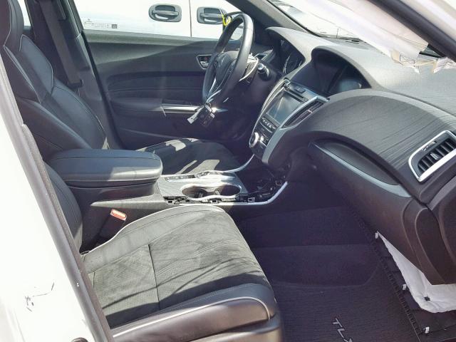 19UUB3F6XJA003610 - 2018 ACURA TLX TECH+A WHITE photo 5