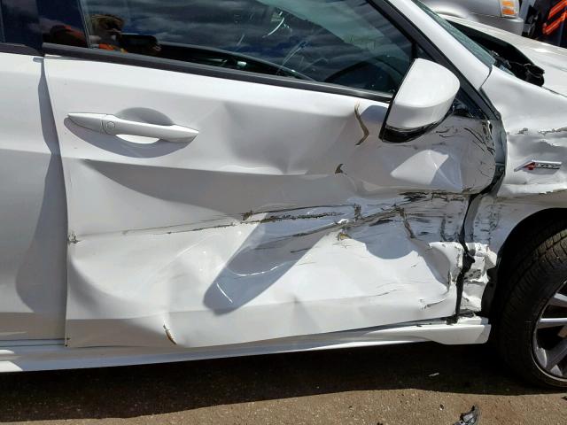 19UUB3F6XJA003610 - 2018 ACURA TLX TECH+A WHITE photo 9