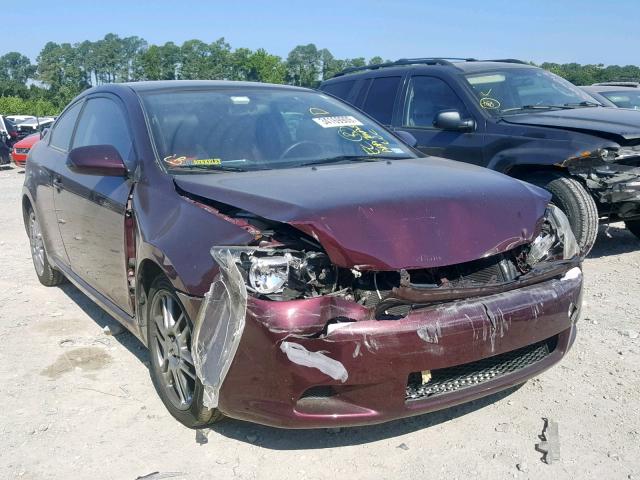 JTKDE177350007214 - 2005 TOYOTA SCION TC მუქწითელი ფოტო 1