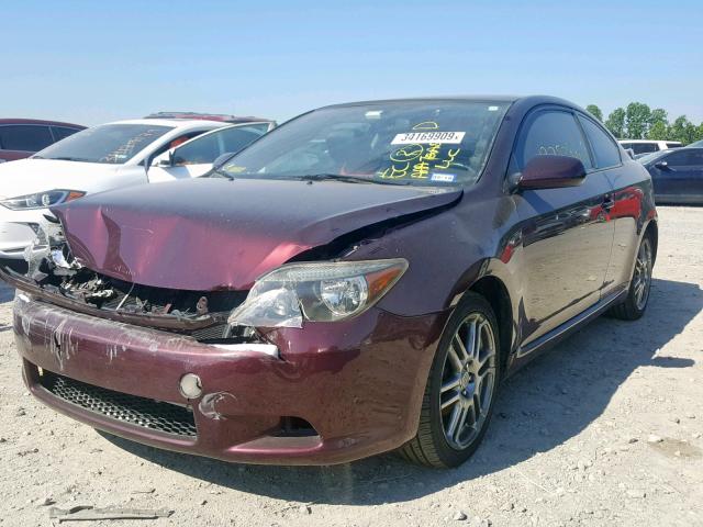 JTKDE177350007214 - 2005 TOYOTA SCION TC მუქწითელი ფოტო 2
