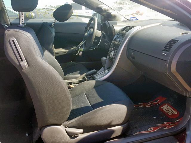 JTKDE177350007214 - 2005 TOYOTA SCION TC მუქწითელი ფოტო 5