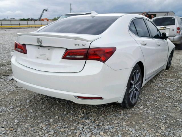 19UUB1F39FA006547 - 2015 ACURA TLX WHITE photo 4