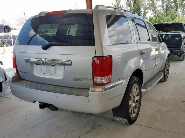 1A8HX58T29F706108 - 2009 CHRYSLER ASPEN LIMI SILVER photo 4