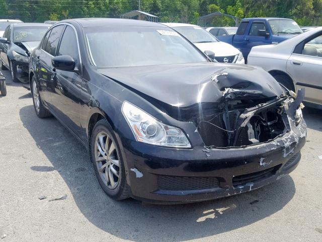 JNKCV61E89M010310 - 2009 INFINITI G37 BASE BLACK photo 1