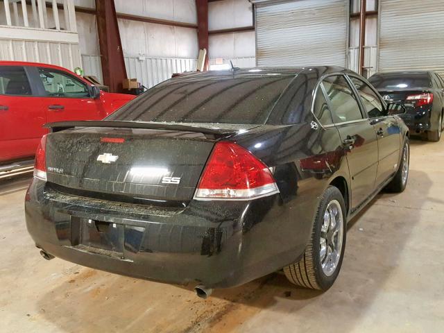 2G1WD58C589266022 - 2008 CHEVROLET IMPALA SUP შავი ფოტო 4