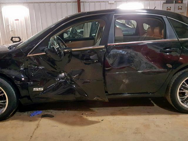 2G1WD58C589266022 - 2008 CHEVROLET IMPALA SUP შავი ფოტო 9