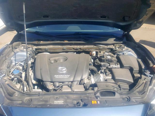 JM1GJ1W64E1139210 - 2014 MAZDA 6 GRAND TO BLUE photo 7