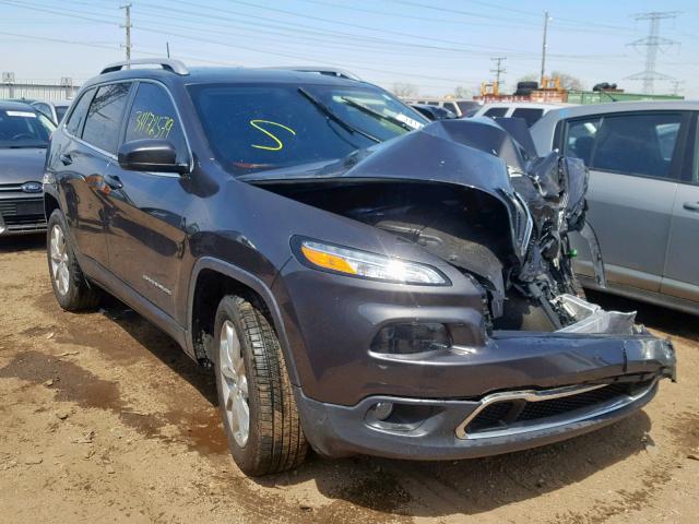 1C4PJMDB3GW294516 - 2016 JEEP CHEROKEE L GRAY photo 1