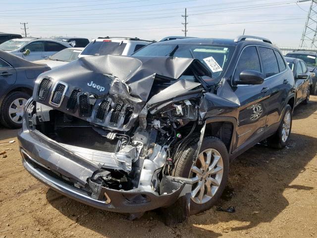 1C4PJMDB3GW294516 - 2016 JEEP CHEROKEE L GRAY photo 2