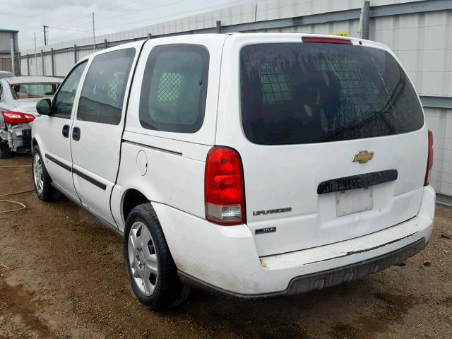 1GBDV13W08D162888 - 2008 CHEVROLET UPLANDER I WHITE photo 3