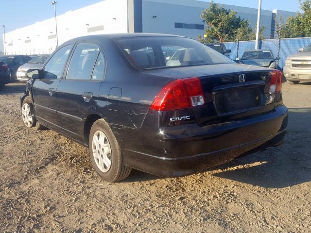 1HGES16345L025689 - 2005 HONDA CIVIC DX VP  photo 3