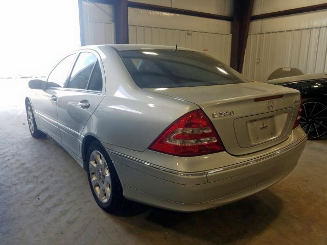 WDBRF92H96F776502 - 2006 MERCEDES-BENZ C 280 4MATIC  photo 3