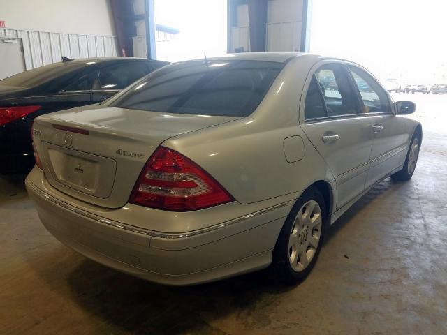 WDBRF92H96F776502 - 2006 MERCEDES-BENZ C 280 4MATIC  photo 4